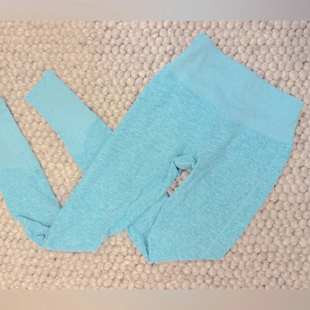 Revolve Alo High Waist Lounge Legging in Blue Quartz Heather size XS